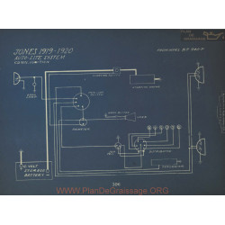 Jones Schema Electrique 1919 1920 Autolite