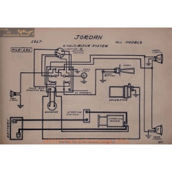 Jordan All Models 6volt Schema Electrique 1917 Bijur