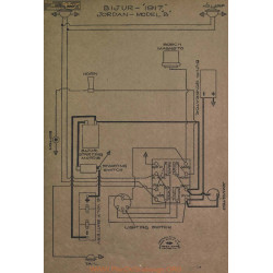 Jordan B Schema Electrique 1917 Bijur