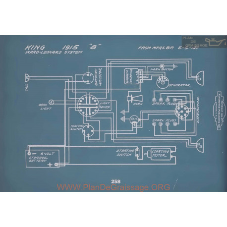 King 8 Schema Electrique 1915 V2