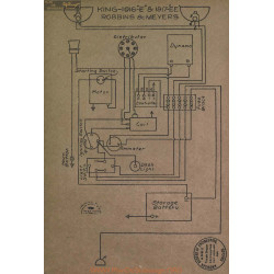 King E Ee Schema Electrique 1916 1917 Robbins & Meyers