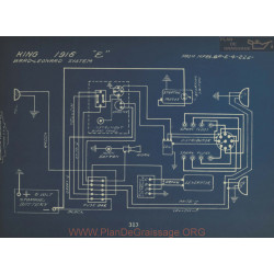 King E Schema Electrique 1916 Wrad Leonard