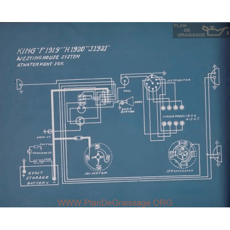 King F Schema Electrique 1919