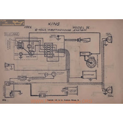 King H 6volt Schema Electrique 1921 Westinghouse