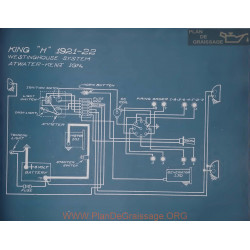 King H Schema Electrique 1921 1922