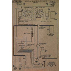 Kissel 12cyl Schema Electrique 1917 1918 1919