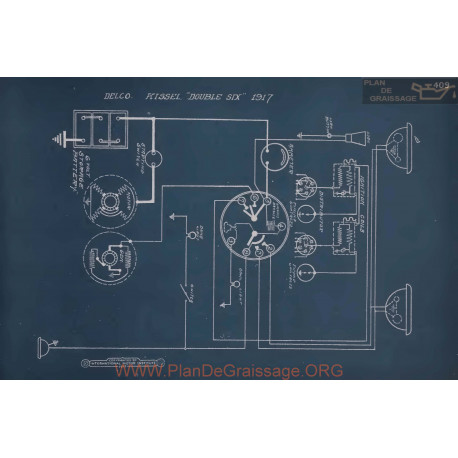 Kissel Double Six Schema Electrique 1917