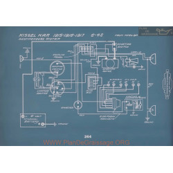 Kissel Kar 6 42 Schema Electrique 1915 1916 1917