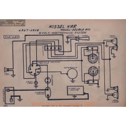 Kissel Kar Double Six 6volt Schema Electrique 1917 1918 Westinghouse V2