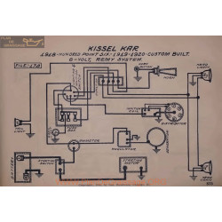 Kissel Kar Point Six Custom Built 6volt Schema Electrique 1918 Remy