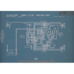 Kline Kar 6 36 Schema Electrique 1916 1917 1918 V2