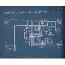 Kline Kar 6 36 Schema Electrique 1916 1917 1918