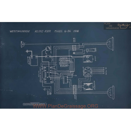 Kline Kar 6 36 Schema Electrique 1916