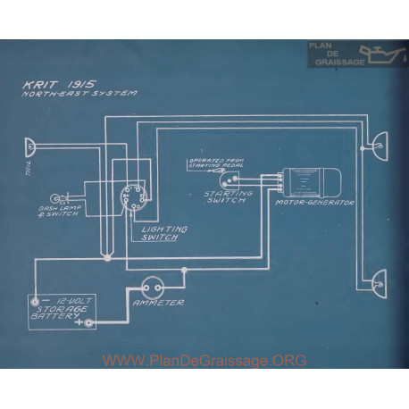 Krit Schema Electrique 1915