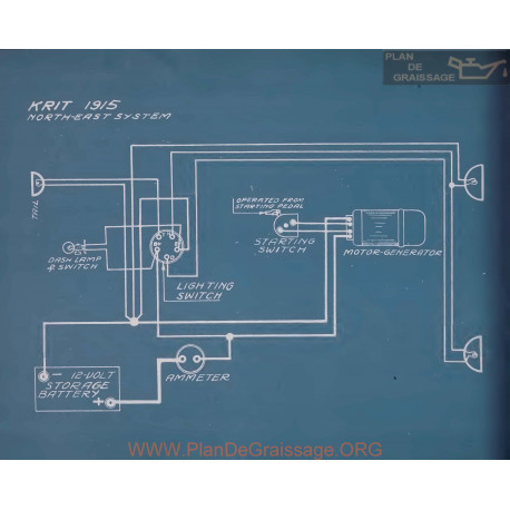 Krit Schema Electrique 1915