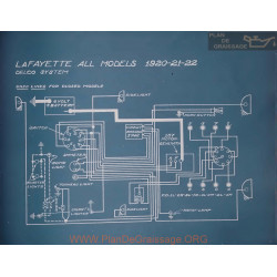 Lafayette All Models Schema Electrique 1920 1921 1922