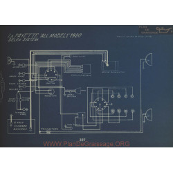 LaFayette All Models Schema Electrique 1920 Delco