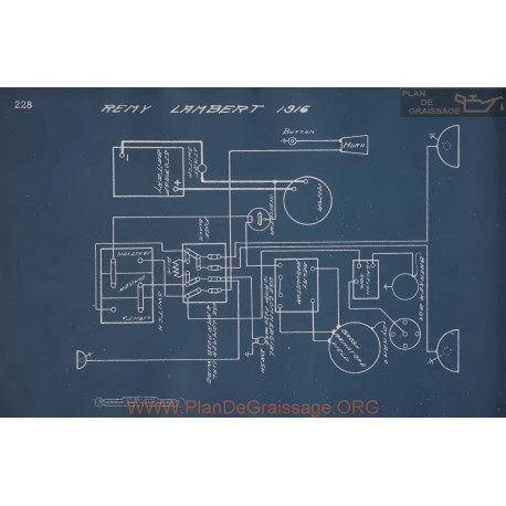 Lambert Schema Electrique 1916