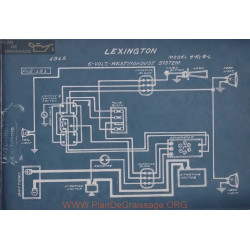 Lexington 4k 6l 6volt Schema Electrique 1915 Westinghouse