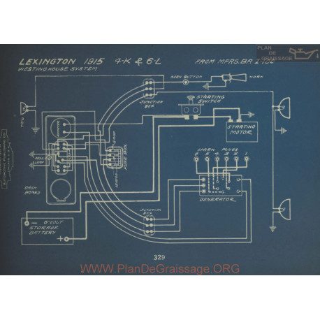 Lexington 4k 6l Schema Electrique 1915 Westinghouse