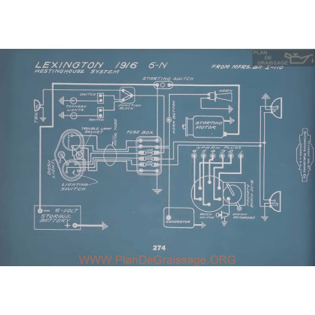 Lexington 6n Schema Electrique 1916 V2