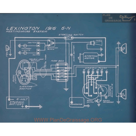 Lexington 6n Schema Electrique 1916