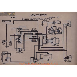 Lexington O 6volt Schema Electrique 1917 Westinghouse V2