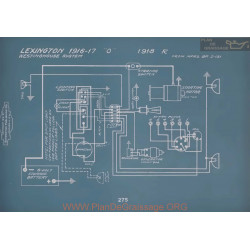 Lexington R Schema Electrique 1918