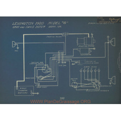 Lexington S Schema Electrique 1920 Gray & Davis