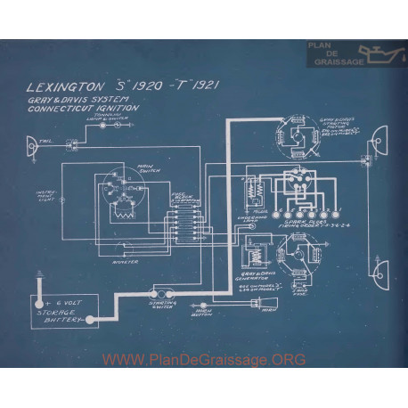 Lexington S Schema Electrique 1920