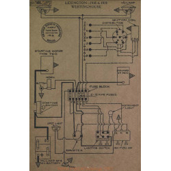 Lexington Schema Electrique 1918 1919 Westinghouse