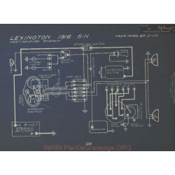 Lextington 6n Schema Electrique 1916 Westinghouse