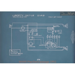 Liberty 10 A B Schema Electrique 1917 1918 V2