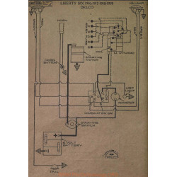 Liberty Six Schema Electrique 1916 1917 1918 1919 Delco