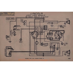 Lincoln 6volt Schema Electrique 1920 1921 Delco