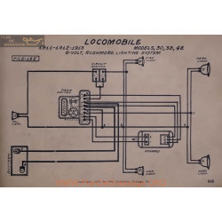 Locomobile 30 38 48 6volt Schema Electrique 1911 1912 1913 Rushmore