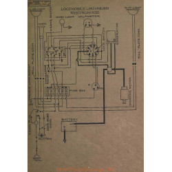 Locomobile Schema Electrique 1917 1918 1919 Westinghouse