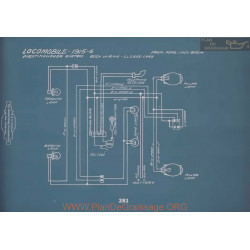 Locomobile Westinghouse Schema Electrique 1915 1916