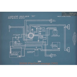 Lozier 77 Schema Electrique 1913 1914 V2