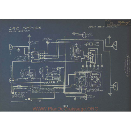 Lpc Schema Electrique 1915 1916 Remy