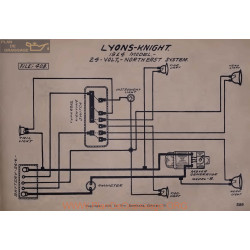 Lyons Knight 24volt Schema Electrique 1914 North East