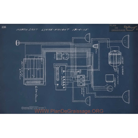 Lyons Knight Schema Electrique 1914 1915