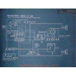 Madison Schema Electrique 1916 1917 1918