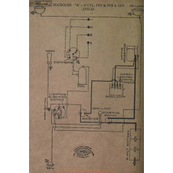 Maibohm A 4 Cyl Schema Electrique 1917 1918 1919 Disco