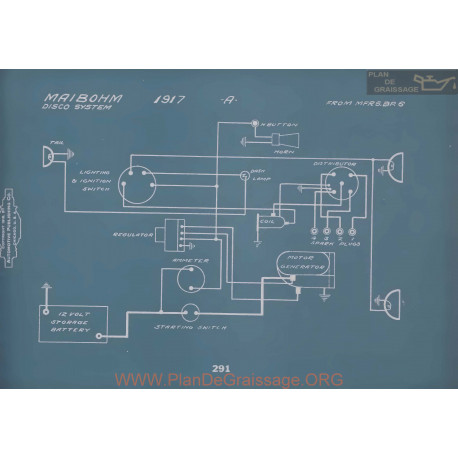 Maibohm A Disco Schema Electrique 1917