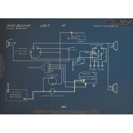 Maibohm A Schema Electrique 1917 Disco