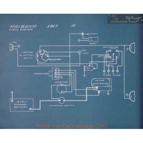 Maibohm A Schema Electrique 1917