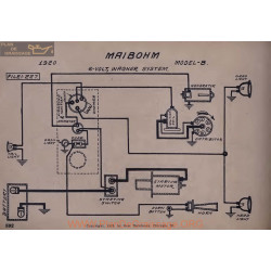 Maibohm B 6volt Schema Electrique 1920 Wagner