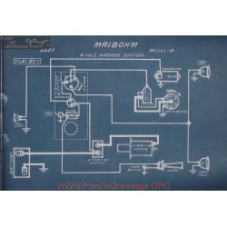 Maibohm B 6volt Shcma Electrique 1920 Wagner