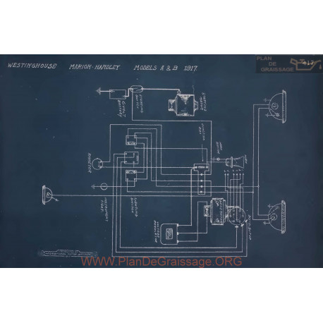 Marion Handley A B Schema Electrique 1917 V2